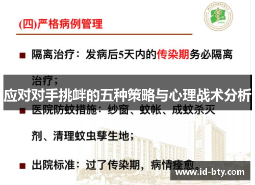 应对对手挑衅的五种策略与心理战术分析